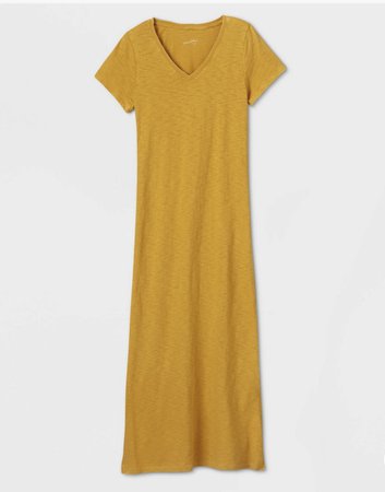 Target maxi dress - mustard
