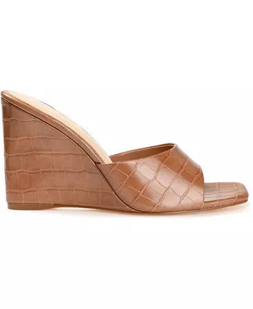 Journee Collection Women's Vivvy Wedge Slide Sandals & Reviews - Sandals - Shoes - Macy's