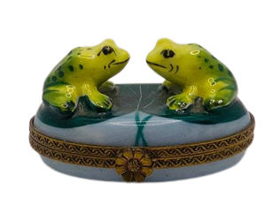 ceramic frog box