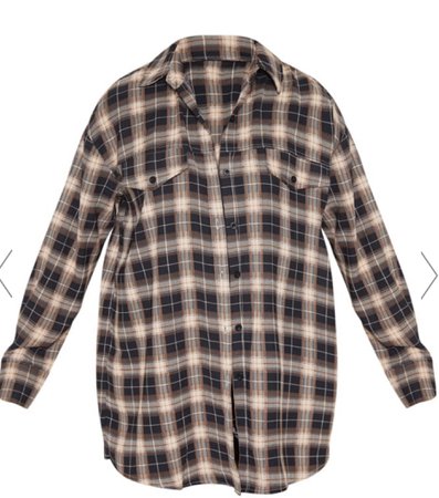 brown flannel