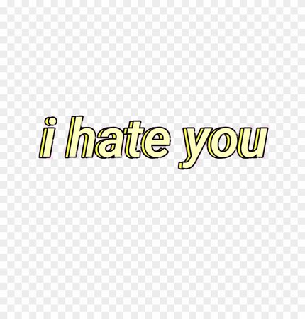 i hate you text