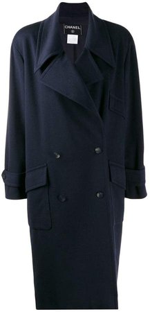Pre-Owned 1999's oversized double breasted coat