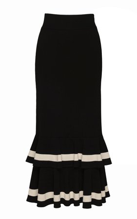 Infinitud Knit Midi Skirt By Johanna Ortiz | Moda Operandi