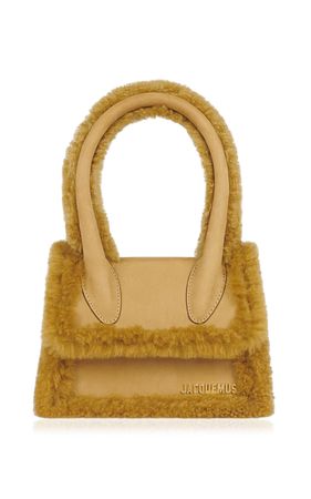 Le Chiquito Shearling Top Handle Bag By Jacquemus | Moda Operandi