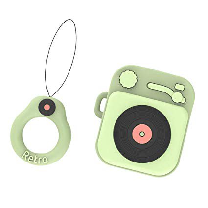 Amazon.com: NANTE Accessories Cute Cover Case for AirPods 2 & 1 Silicone Protective Earphones Charger Covers Protector Key Chain Pouch (Light Green): Gateway