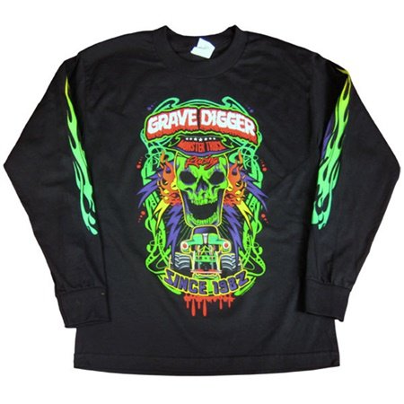 Grave Digger Long-sleeve Poster Tee
