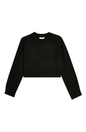 Topshop Raglan Sleeve Crop Sweater | Nordstrom