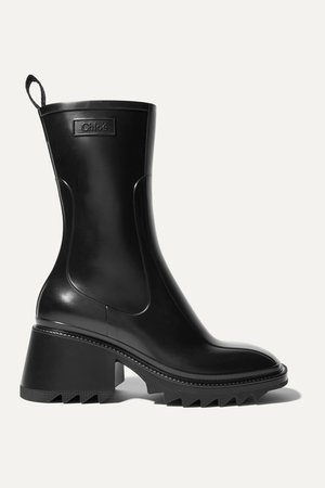 Black Betty rubber boots | Chloé | NET-A-PORTER