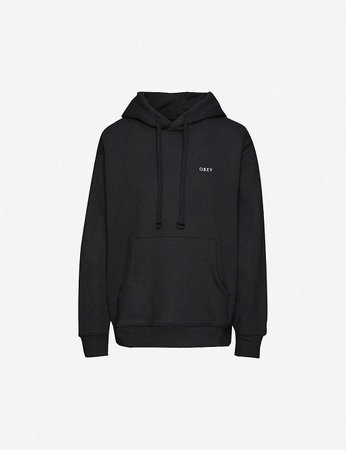 OBEY - Ideals recycled cotton-blend jersey hoody | Selfridges.com
