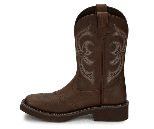 Justin Women's Gypsy Inji Dark Brown Square Toe Cowboy Boot