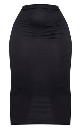 Plus 2 Pack Basic Black & Grey Jersey Midaxi Skirt | PrettyLittleThing USA