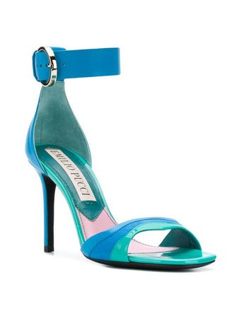 Emilio Pucci strappy colour-block sandals