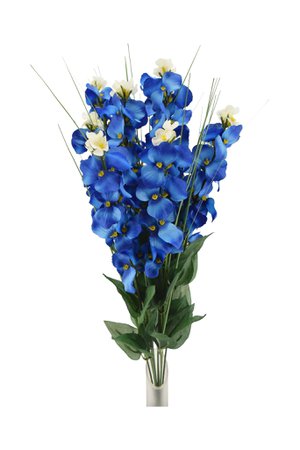 Tremont Floral Supplies BLUE BONNET BUSH X12 - natural bushes | Tremont Floral Supplies