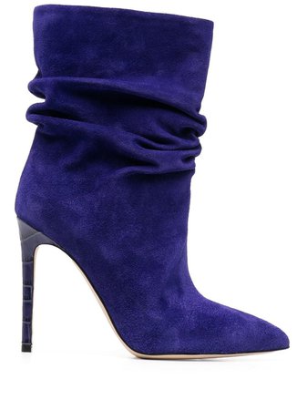 Paris Texas Ruched Ankle Boots - Farfetch