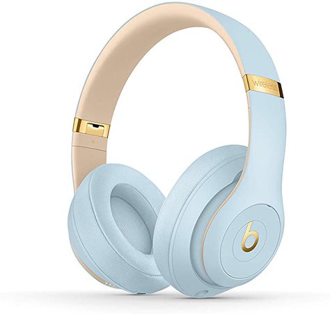 Amazon.com: Beats Studio3 Wireless Headphones - The Beats Skyline Collection - Crystal Blue (Renewed): Electronics
