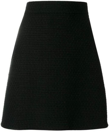 tweed A-line skirt