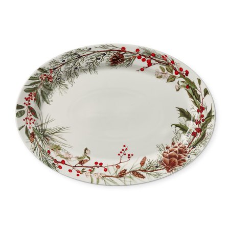 Woodland Berry Oval Serving Platter | Williams Sonoma