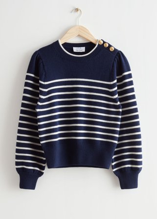 Sailor Stripe Sweater - Blue/White Stripes - Sweaters - & Other Stories US