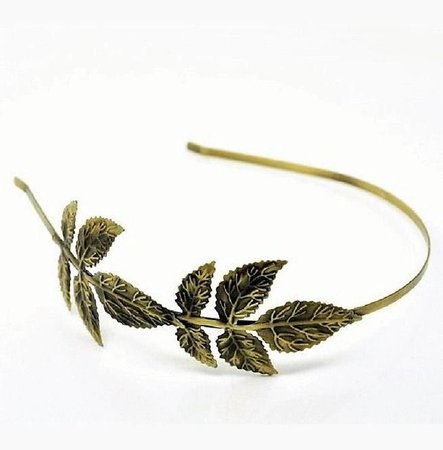 Fabuless Bronze Leaves Headband