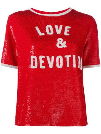 'Love & Devotion' Sequin T-Shirt