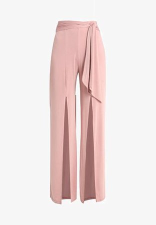 New Look GO SET TIE WAIST TROUSER - Pantalon classique - pink - ZALANDO.FR