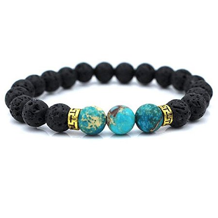 Amazon.com: Vitality Extracts - Turquoise Lava Stone Diffuser Bracelet: Jewelry