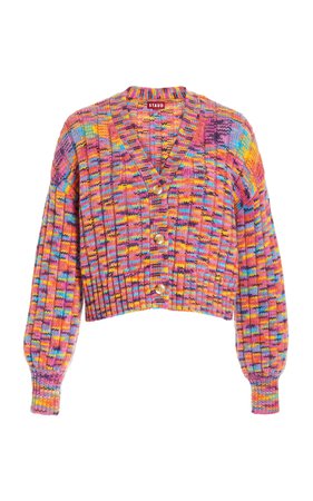 Eloise Space-Dyed Knit Cardigan By Staud | Moda Operandi