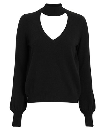 Antonia Cut-Out Cashmere Sweater