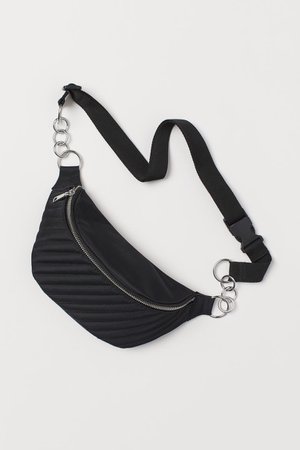 Quilted waist bag - Black - Ladies | H&M GB