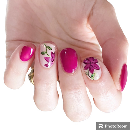 Fuchsia Nails