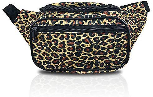 Amazon.com | Leopard Fierce Stylish Fanny Pack Waist Bag (Leopard Brown) | Waist Packs
