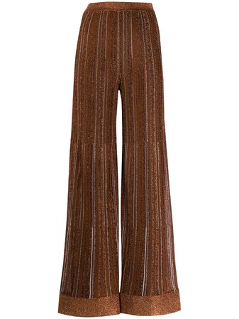 Missoni High-Waist Metallic-Thread Trousers Ss20 | Farfetch.com