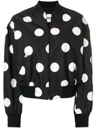 MSGM polka dot bomber jacket $419 - Shop SS19 Online - Fast Delivery, Price