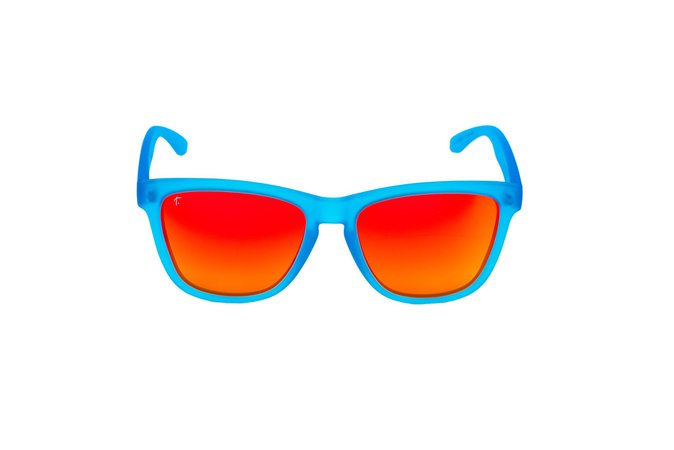 Orange Blue Sunglasses