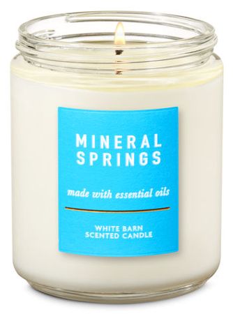Mineral Springs Single Wick Candle | Bath & Body Works