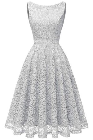 Bbonlinedress Women's Short Floral Lace Bridesmaid Dress V-Back Sleeveless Formal Cocktail Party Dress Green S at Amazon Women’s Clothing store: