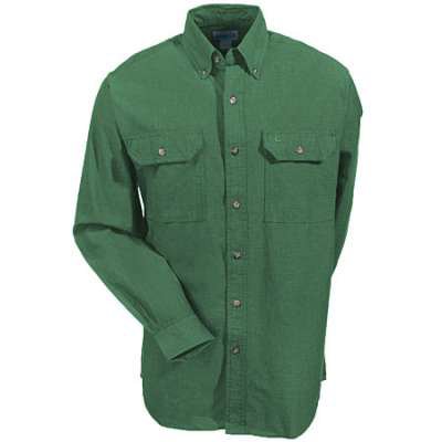 Men's forest green long sleeve t-shirt