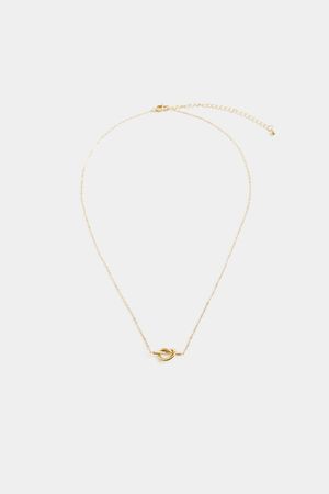Ожерелье-цепочка с кулоном золотой цвет - LIME