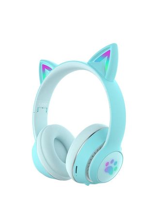 Blue cat headphones