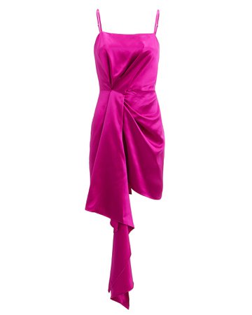 Cascade Pink Satin Dress