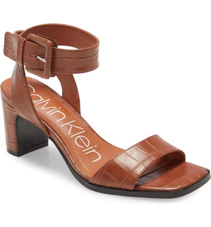 Calvin Klein Damita Ankle Strap Sandal (Women) | Nordstrom