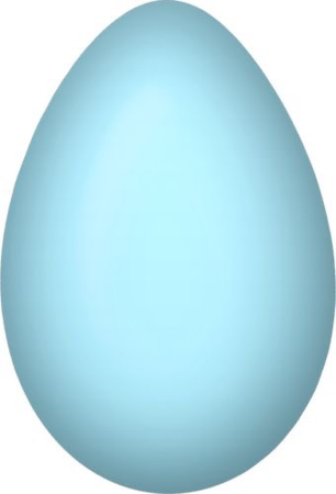 plain Easter eggs