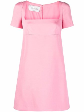 Valentino square-neck Mini Dress - Farfetch