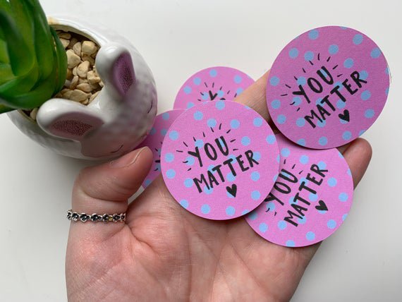 You matter stickers positivity penpalling mental health self | Etsy