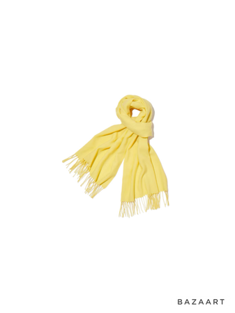 yellow Heat Tech scarf scarves winter accessories
