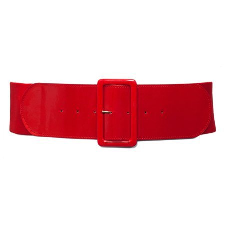 eVogues Women's Wide Patent Leather Fashion Belt Red - Walmart.com