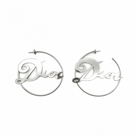 Dior hoop earrings