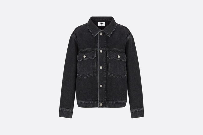 Black Washed Denim Jacket - Ready-to-wear - Woman | DIOR