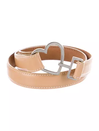 Moschino Skinny Leather Belt - Brown Belts, Accessories - MOS68695 | The RealReal