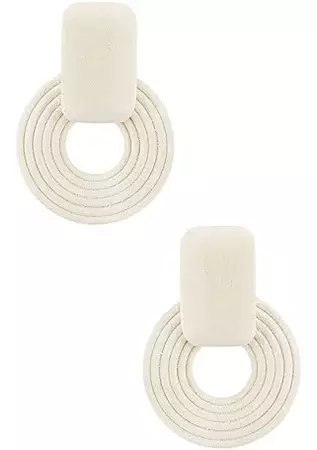 white enamel earrings - Google Search